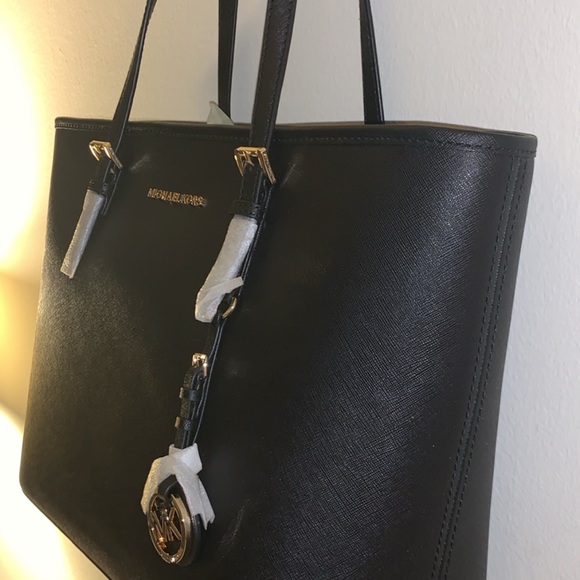 Michael Kors Jet Set Travel Black Saffiano Leather - Picture 5 of 8